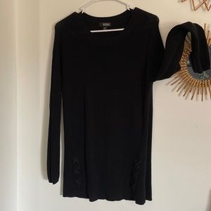 ana black gently worn cardigan